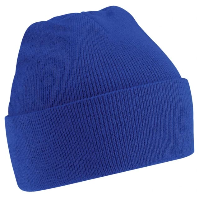 Beechfield Knitted Soft Touch Winter Hat in Royal Royal Unisex One Size