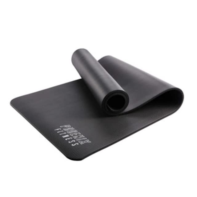 Phoenix Fitness Black Nbr Foam Fitness Mat For Comfortable Workouts
