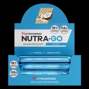 Protein Wafer (12 Bars) - Coconut Flavour Bodybuilding Warehouse Nutramino