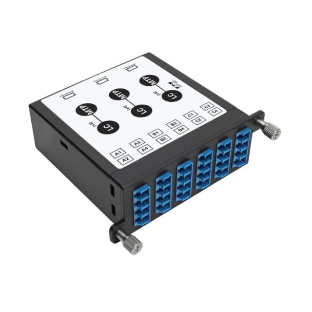 Tripp Lite Tripp Lite N484-3M8L12S 40/100Gb Singlemode Fiber Breakout Cassette, 40GB to 4 x 10Gb, 100GB to 4 x 25Gb, (x3) 8-Fiber MTP/MPO (APC) to (x1