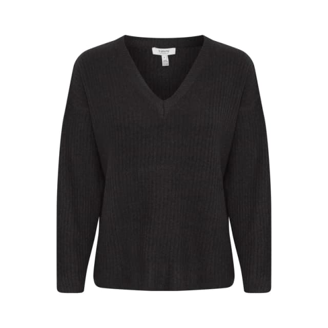 b.Young Womens v-neck sweater b.young Onema Noir Female S