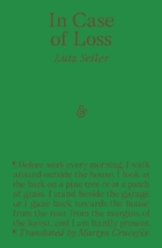 In Case of Loss Paperback / softback