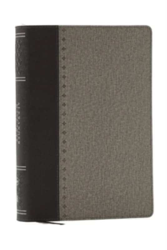 Alexander Maclaren Study Bible: Encouragement and Insights for a Christ-Centered Life (NKJV, Black/Gray Leathersoft, Comfort Print) Leather / fine bin