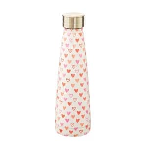 Sass & Belle Red Love Heart Stainless Steel Water Bottle