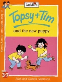 Topsy + Tim and the New Puppy by Jean Adamson and Gareth Adamson Book