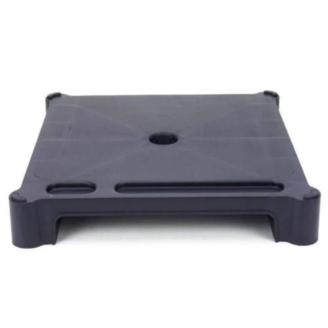 LEBLOC stackable 50mm monitor riser/stand in black; initially designed