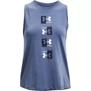 Under Armour Live Under Armour Repeat Vest Womens - Blue
