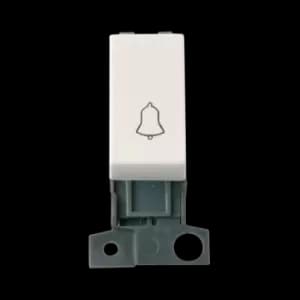 Click Scolmore MiniGrid 10A 1 Way Bell Switch Module White - MD005PW