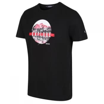 Regatta Breezed Coolweave Cotton T-Shirt - Black