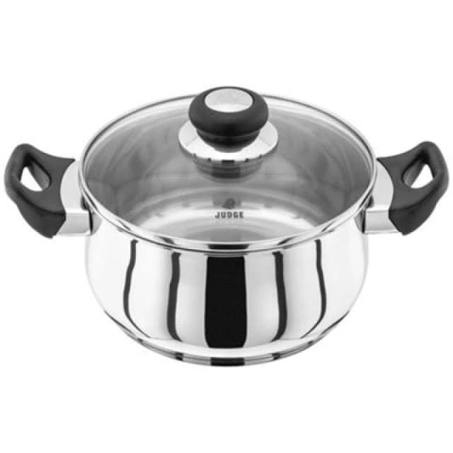 Judge Vista Stainless Steel Casserole Pot 20Cm / 2.4L - Silver