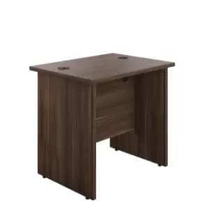 800X600 Panel Rectangular Desk Dark Walnut