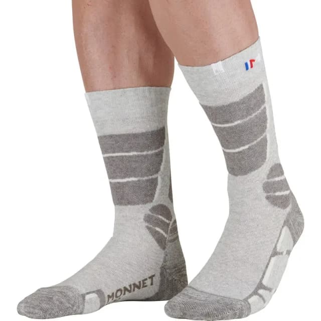 Football Socks Monnet Lin Haute Gris Unisex 37/38