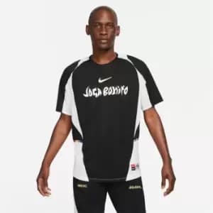 Nike FC Short Sleeve Home Jersey Mens - Black