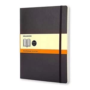 Moleskine Soft Extra Large Ruled Notebook Black Proceedings 2007 Notebook / blank book
