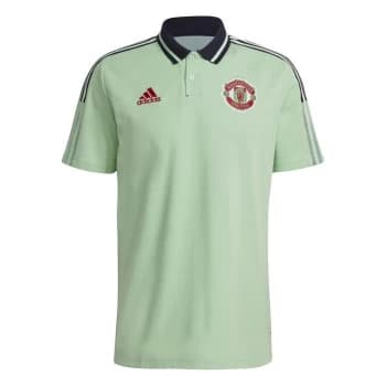 adidas Manchester United Polo Shirt Mens - Green