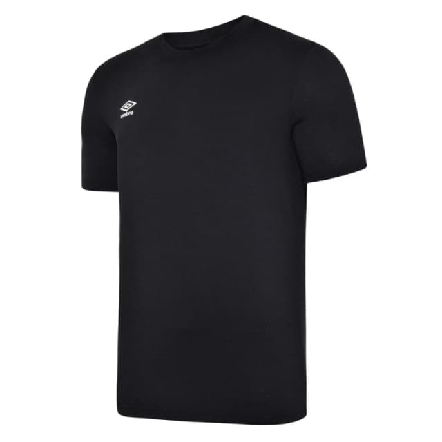 Umbro Umbro Men Club Leisure T-Shirt in Black Size: Small Black S Male 5063107690661