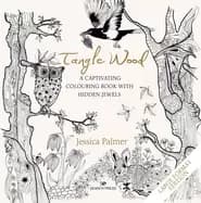 tangle wood large format edition a captivating colouring book with hidden j