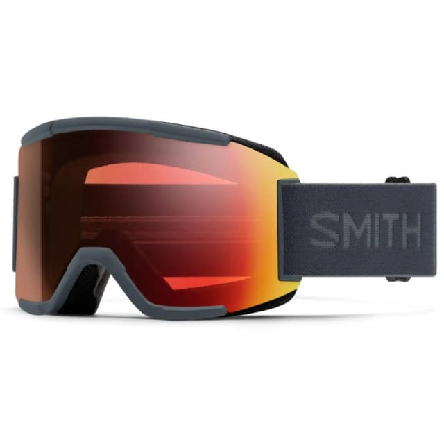 Smith SquadMatte Slate ChromaPop Pro Photochromic Red Mirror Ski Goggles in Grey Grey Unisex