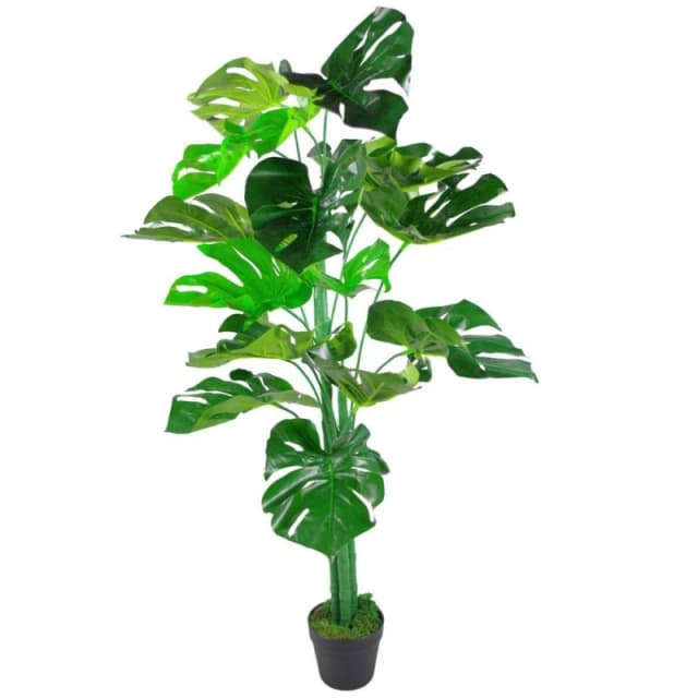 Leaf Design Realistic 120cm Monstera Cheese Plant - High Quality Artificial Decor - Ready to Display