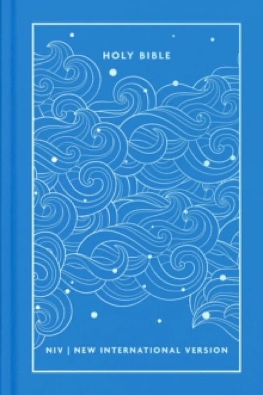 NIV Pocket Clothbound Classic Bible : Blue Waves Hardback