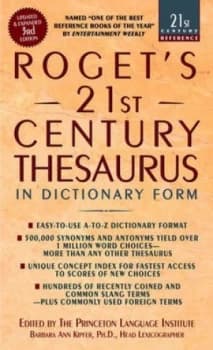 Rogets 21st Century Thesaurus Third Edition by Barbara Ann Kipfer Book