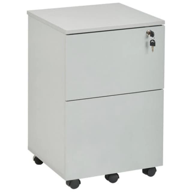 Beliani Storage Unit Johnson Light Grey