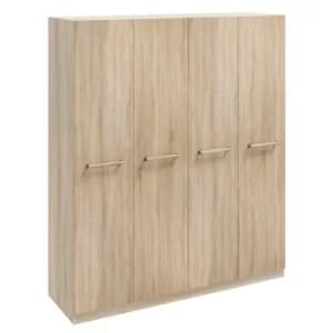 Hampton 4 Door Wardrobe Brown