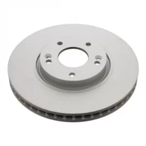 Pair of Brake Discs 31317 by Febi Bilstein Front Axle