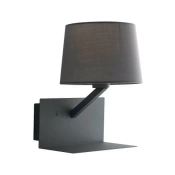 Fan Europe Lighting - Fan Europe Ciak - Reading USB Besdside Lamp Shelf, Grey, E27