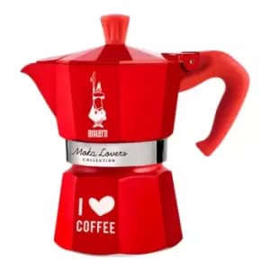 Moka pot Bialetti Moka Lovers 3 cup Red