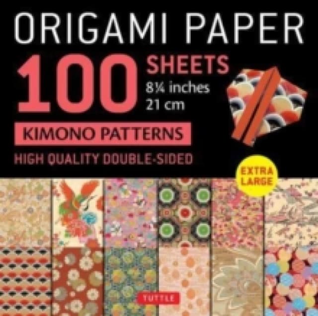 Origami Paper 100 sheets Kimono Patterns 8 1/4 (21 cm). Notebook / blank book. By Tuttle Studio" Books