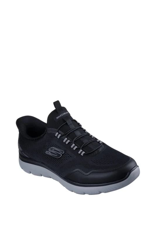 Skechers Mens Summits Top Rate Trainers in Black Size: 10 Black Male 10