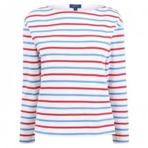 Gant Striped Boatneck Sweater - 105 Multicolour