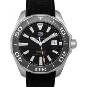 Aquaracer Automatic Black Dial Mens Watch