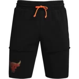 Under Armour Project Rock Terry Brahma Shorts Mens - Black