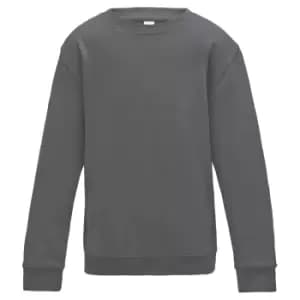AWDis Just Hoods Childrens/Kids Sweatshirt (1-2 Years) (Storm Grey)
