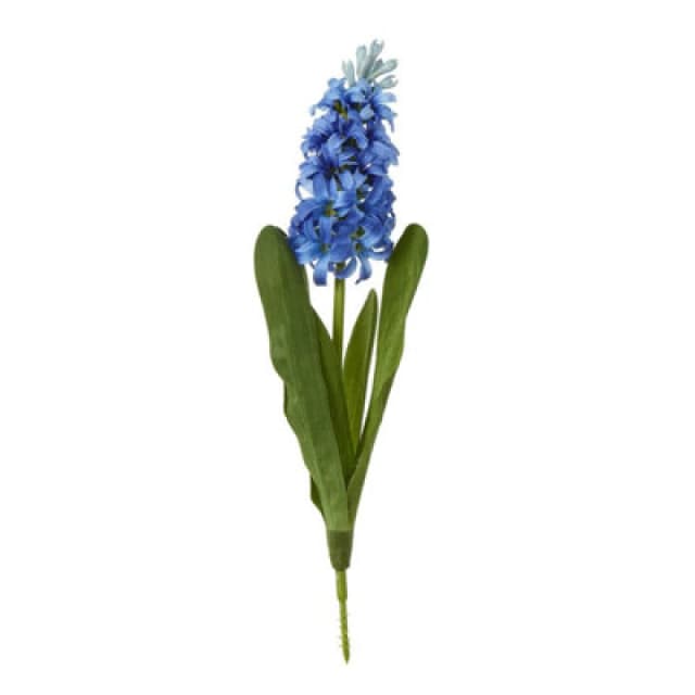 Hill Interiors Hyacinth Stem Artificial Plant Blue (One Size)