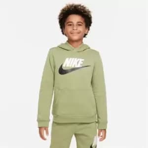 Nike Club Fleece Pullover Hoodie Junior Boys - Green