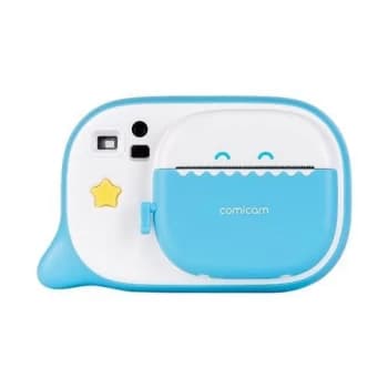 Creacam Instant Camera with 3 Packs of Paper - Blue