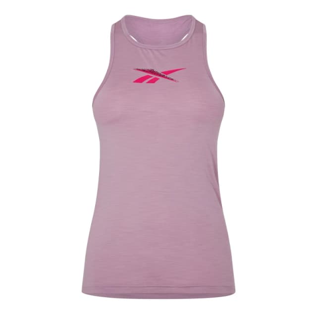 Reebok Activchill Graphic Tank Top Womens Vest - Pink Pink 4