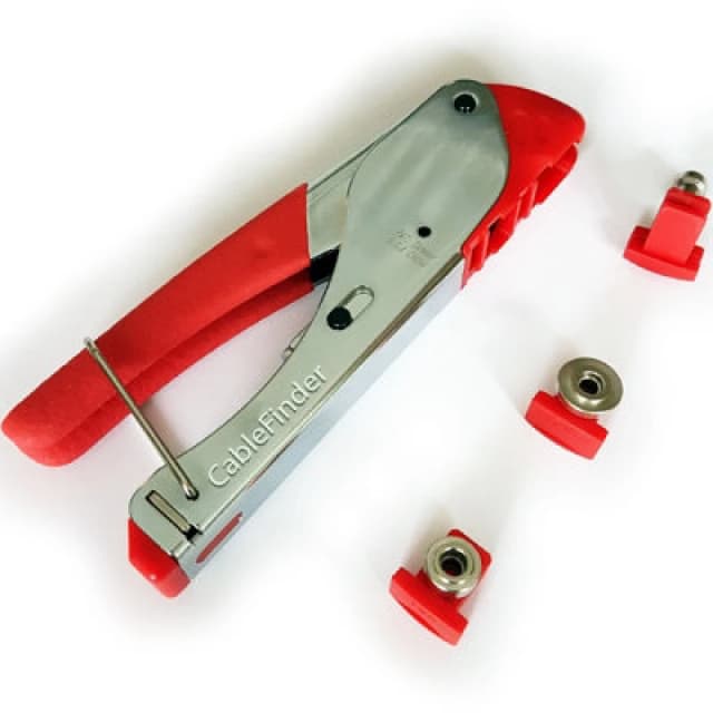 Loops F Type BNC & RCA 3 in 1 Coaxial Compression Crimp Tool RG59 RG6 CCTV Sky Sat Multi