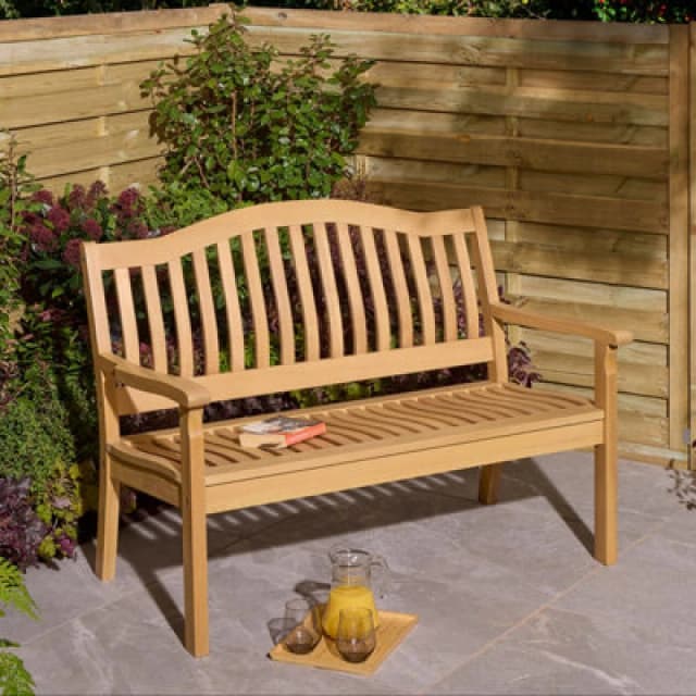 Rowlinson Hemsway 2 Seat Bench, Brown HEMCTBEN12