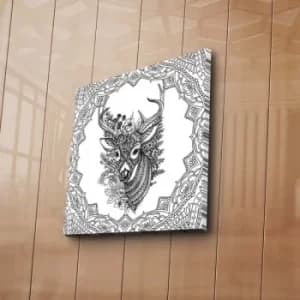 BOYA-52 Multicolor Paintable Decorative Canvas Painting