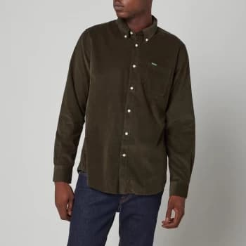 Barbour Mens Ramsey Tailored Shirt - Forest - L