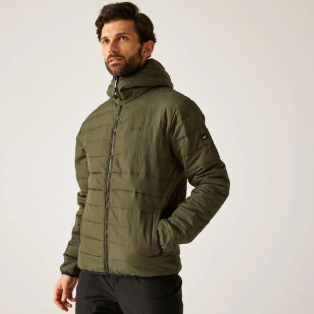Regatta Regatta Men 'Helfa' Insulated Padded Jacket in Green Size: Medium Green M Male 5063516133674