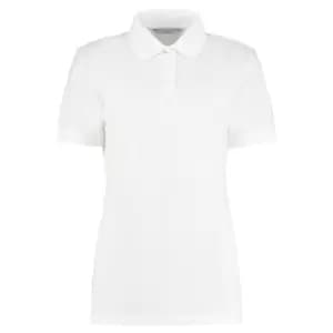 Kustom Kit Ladies Klassic Superwash Short Sleeve Polo Shirt (10) (White)