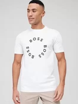 BOSS Tee 4 T-Shirt - White Size M Men