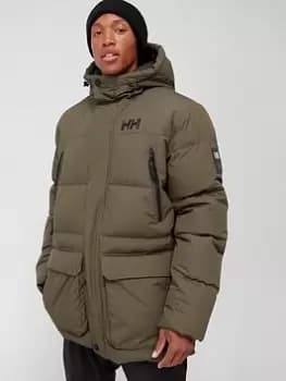 Helly Hansen Reine Puffy Jacket - Khaki, Size L, Men