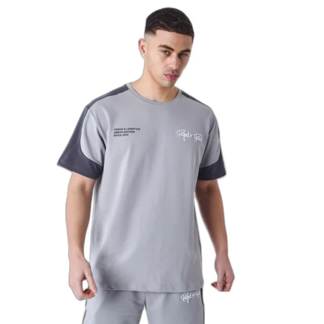 Project X Paris Two-tone T-Shirt Project X Paris Gris Male XS