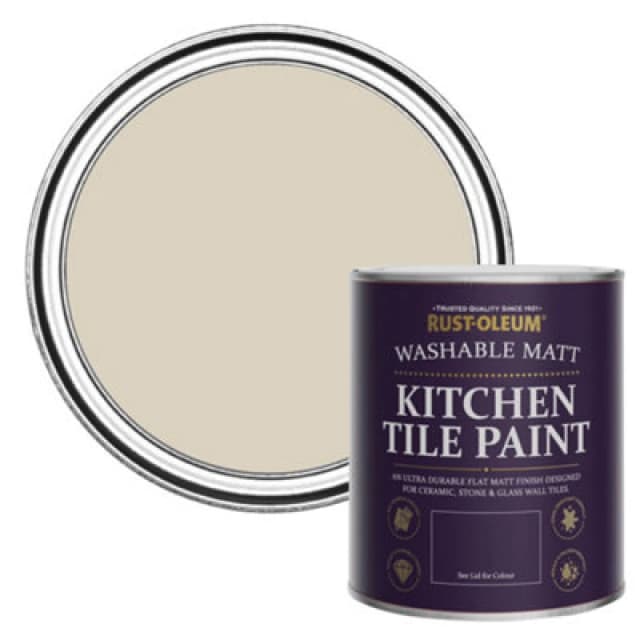 Rust-Oleum Hessian Matt Kitchen Tile Paint 750Ml